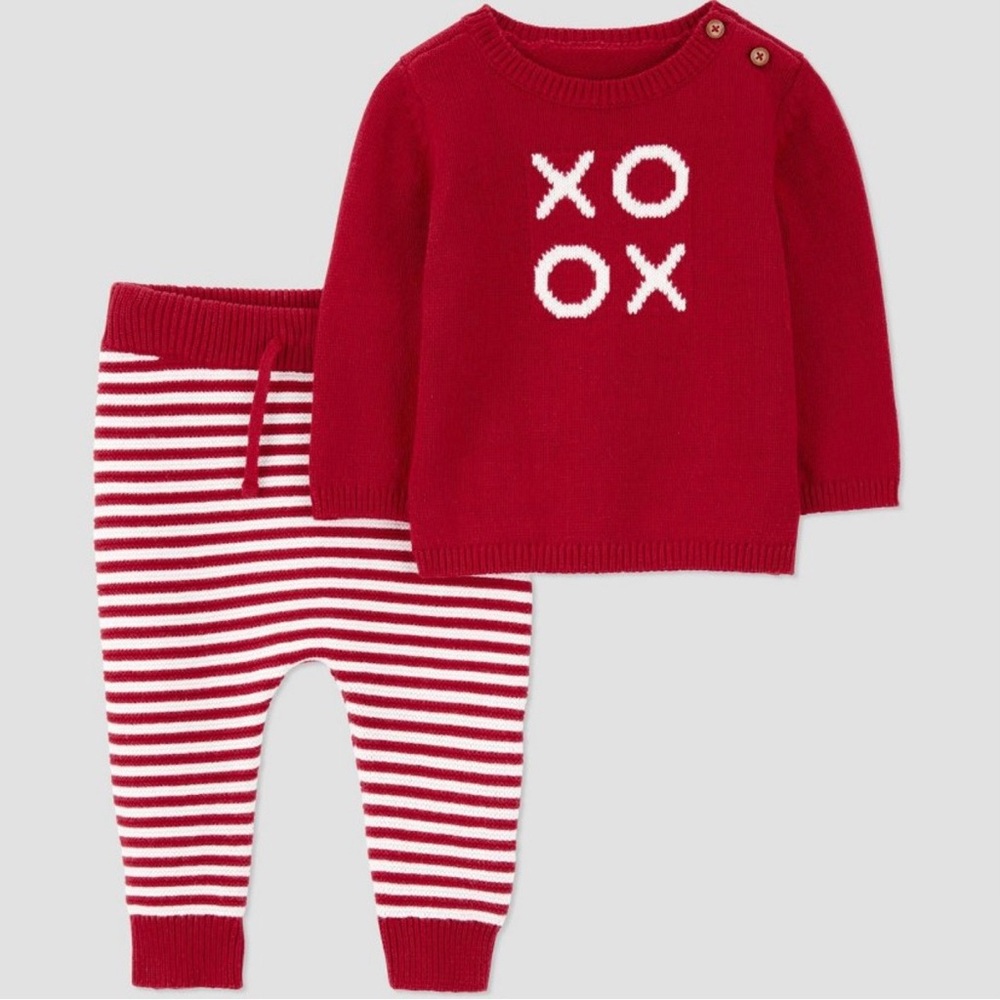 NWT Carter's Valentines Day Matching Set
